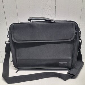 VTG Targus Laptop Briefcase 15x12 Sturdy Padded Strap Handle Bottom Treads